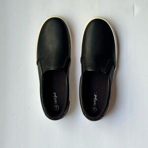 Target Black and White Slip-On Loafers